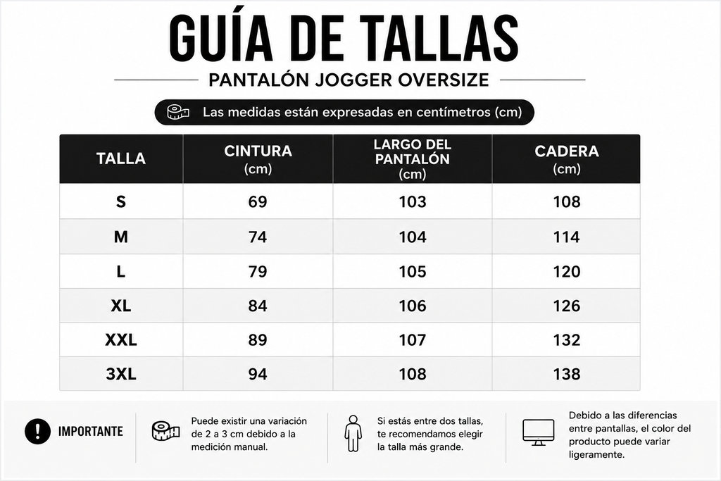 Pantalón Jogger Oversize Hombre – Estilo Urbano